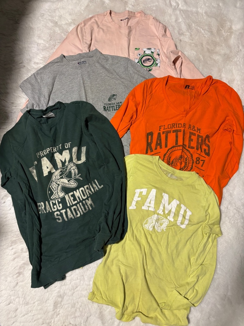 FAMU Green Long-Sleeve Graphic Tee - Florida A&M Rattlers